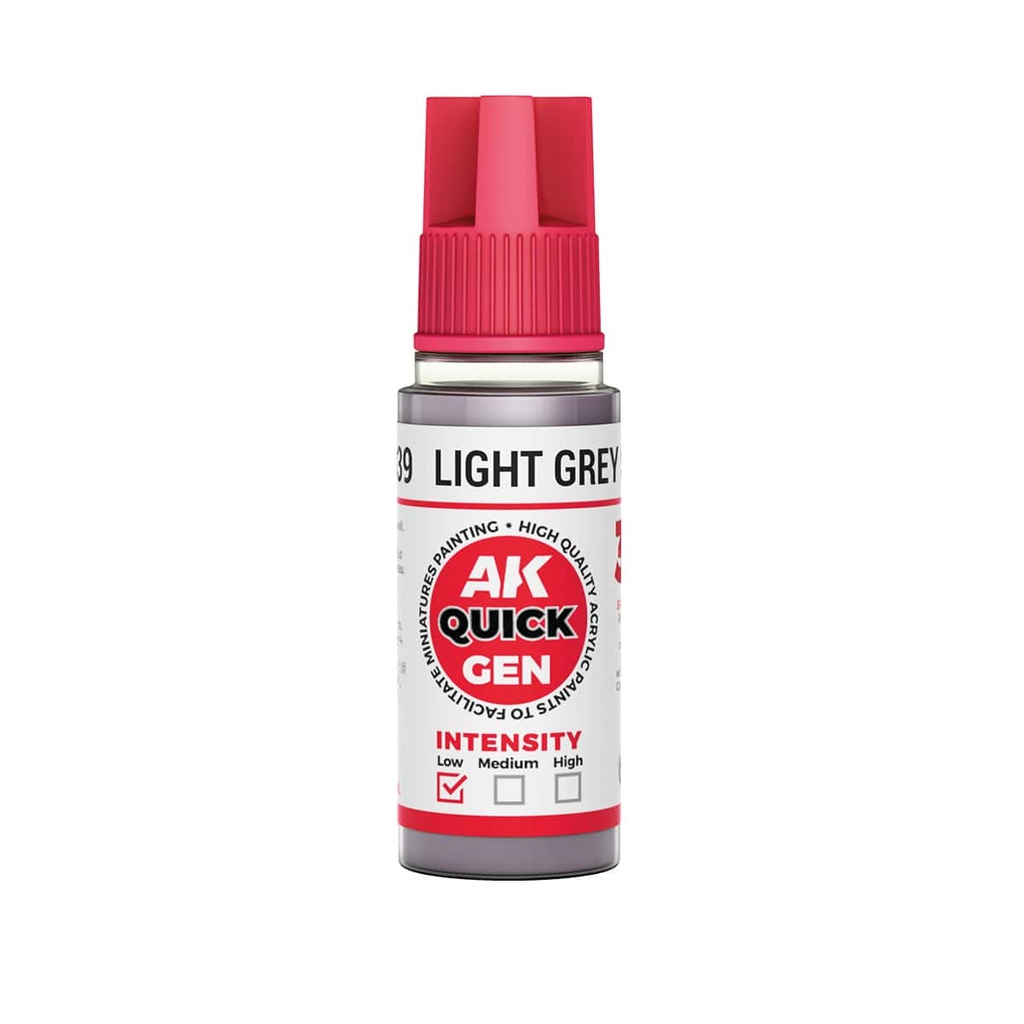 AK17039 LIGHT GREY SHADOW  18 ml