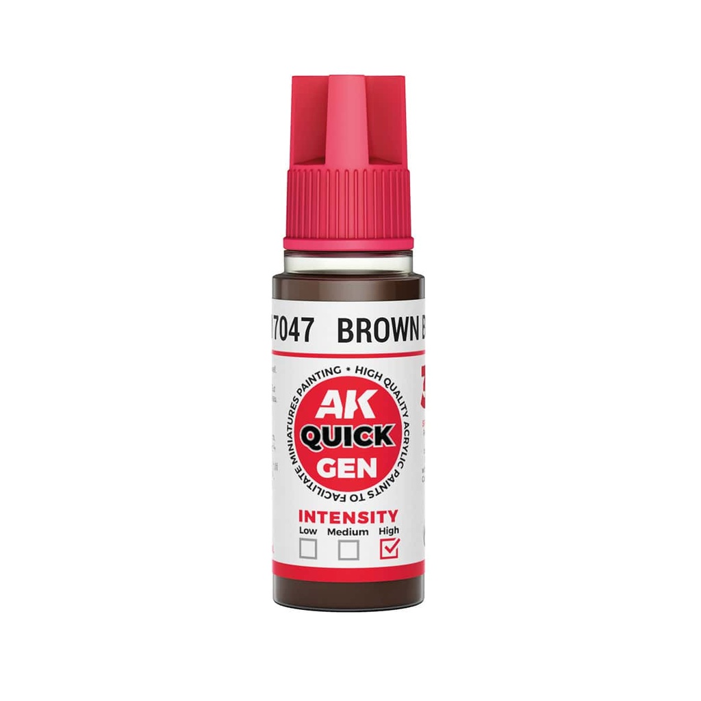 AK17047 BROWN BLACK  18 ml