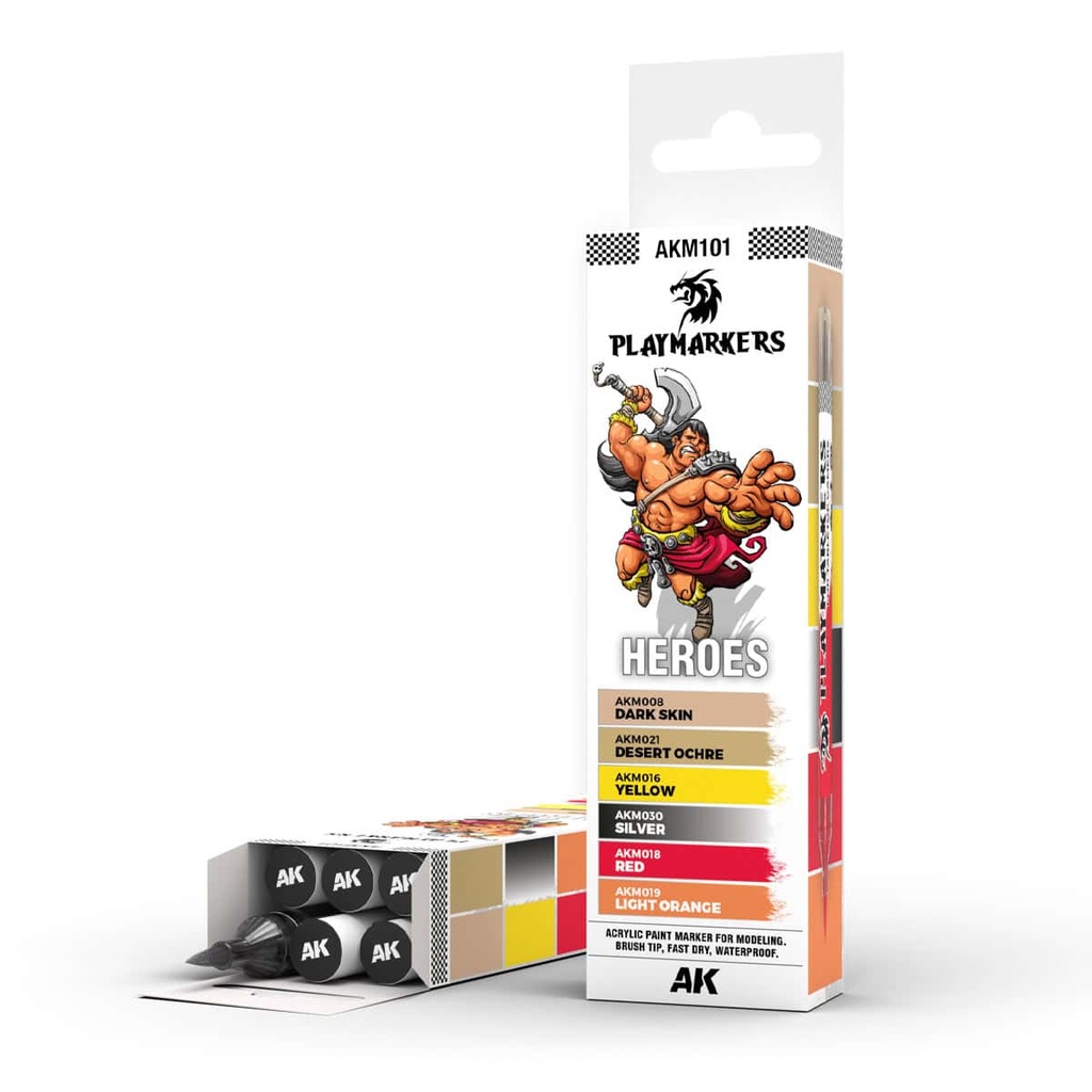 AKM101 HEROES – PLAYMARKER SET