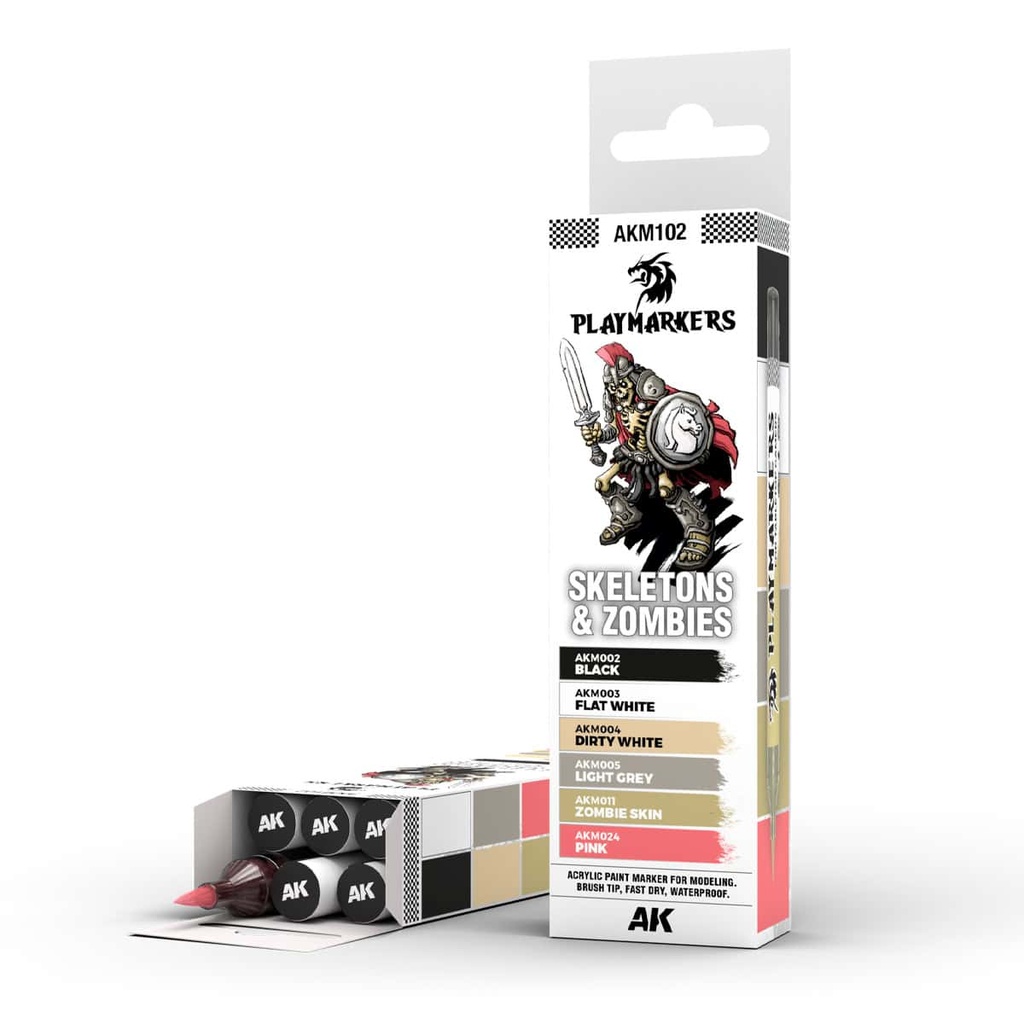 Akm102 Skeletons & Zombies – Playmarker Set