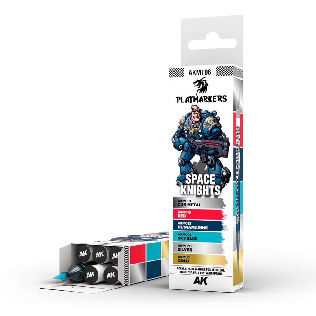 Akm106 Space Knights – Playmarker Set