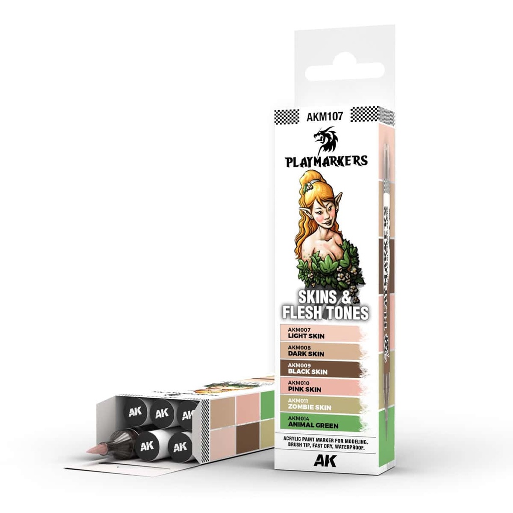 AKM107 SKINS & FLESH TONES – PLAYMARKER SET