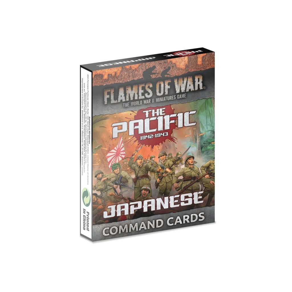 [FW258JC] The Pacific: Japanese Command Cards (x30 Cards) - Limited Edition