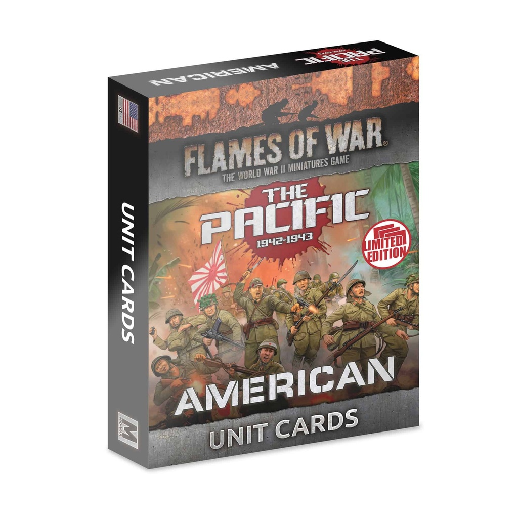 The Pacific: American Unit Cards (x36) - Limited Edition