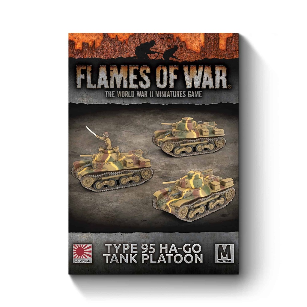 Type 95 Ha-Go Light Tank Platoon (x3 Tanks)