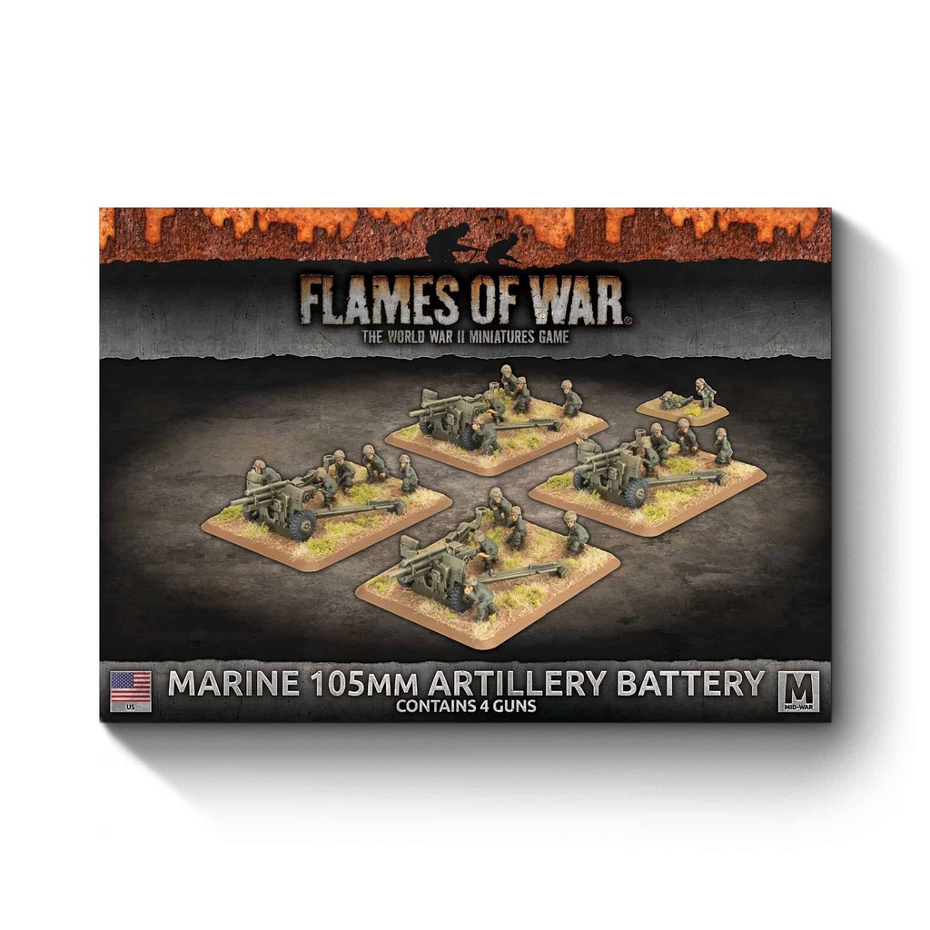 Marine 105mm Artillery Battery (x4)