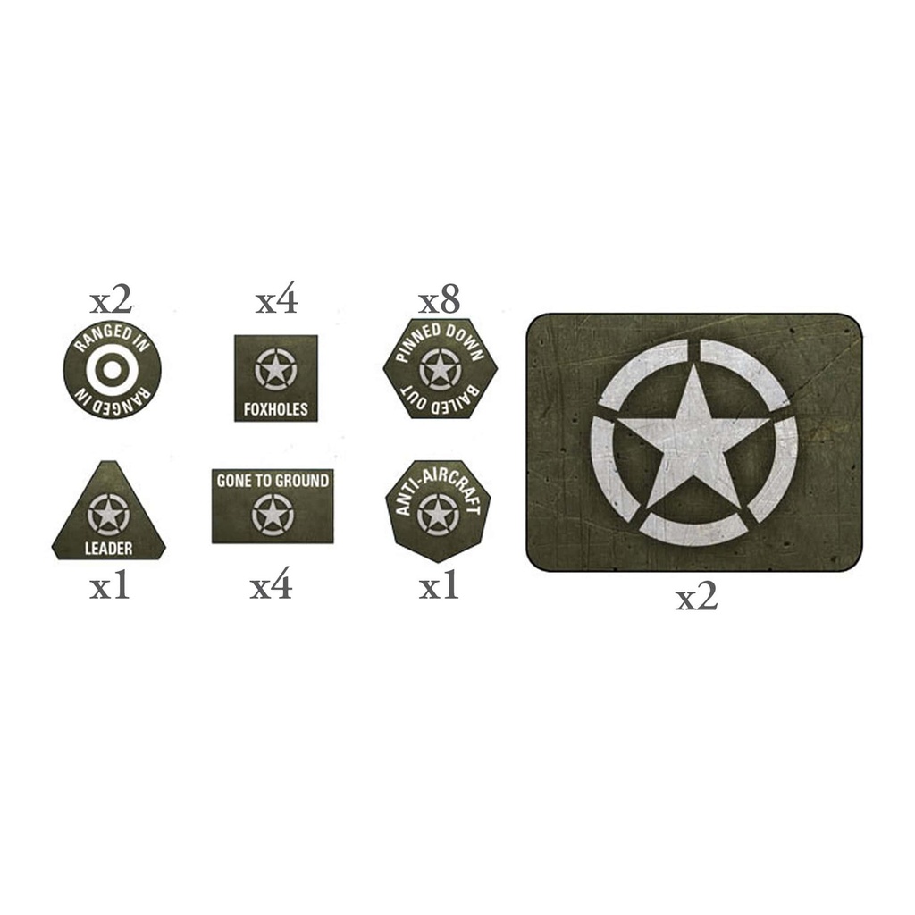 American LW Tokens (x20) and Objectives (x2)