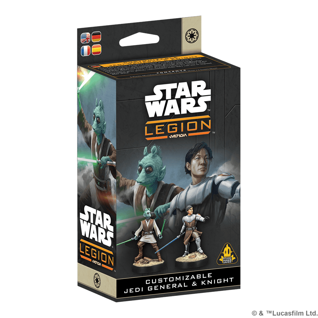 SW Legion: Customizable Jedi General &amp; Knight (Preventa)
