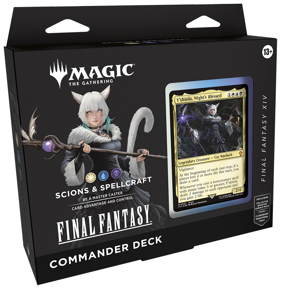 Mtg FINAL FANTASY Mazo de commander Vastagos y Hechiceria (SPA)