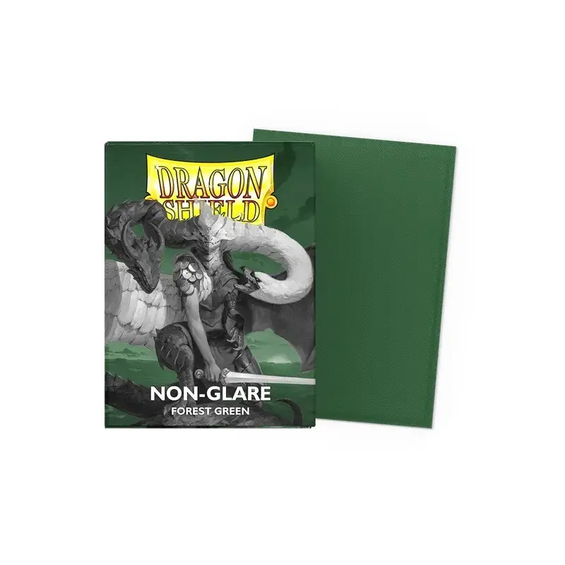 [5706569118259] Dragon Shield Standard Matte Non-Glare - Forest Green (100 Sleeves)