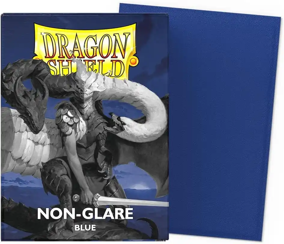 [18235] Dragon Shield Standard Matte Non-Glare Blue (100 Sleeves)