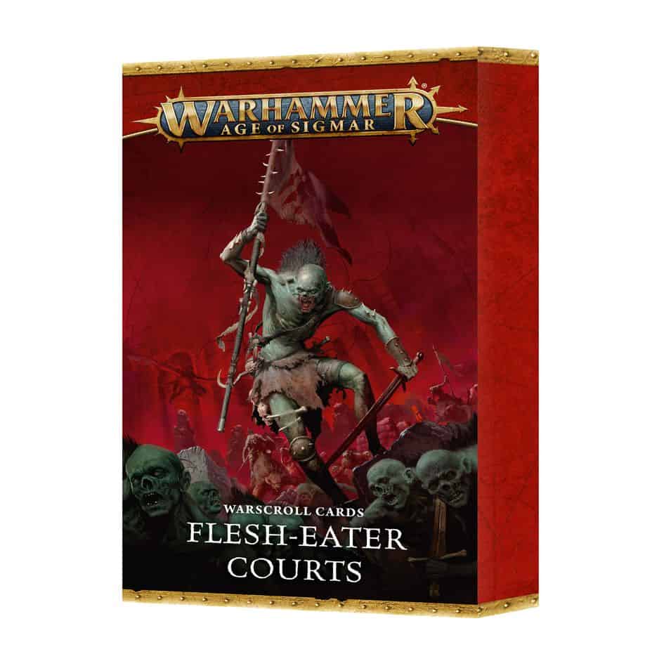 WARSCROLL CARDS Flesh Eater Courts ING (Preventa)