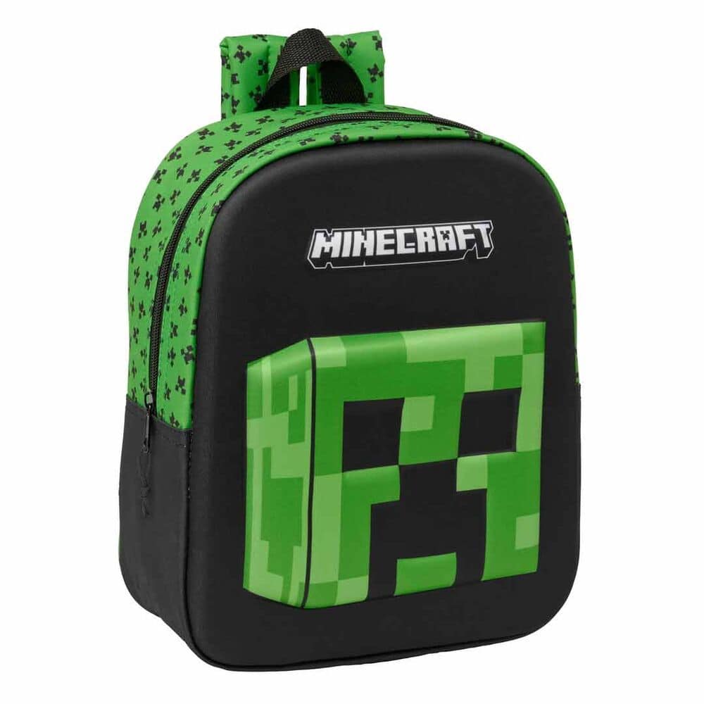 Mochila 3D Minecraft 27cm