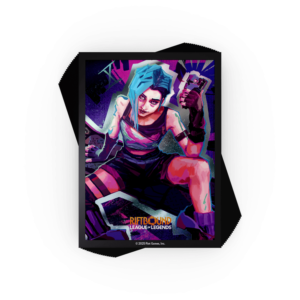 Riftbound: League of Legends TCG  Origins Jinx 100 Sleeves (Preventa)