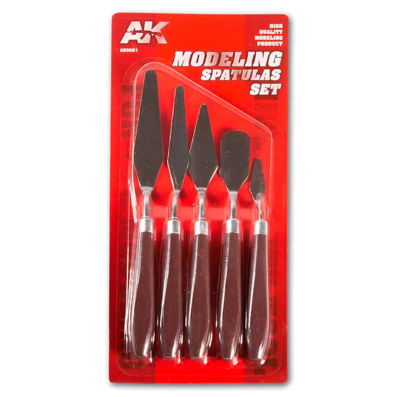 AK9051 SET DE ESPATULAS PARA MODELAR