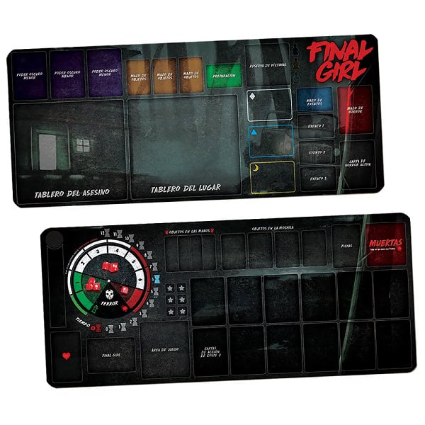 FINAL GIRL SET TAPETES DE JUEGO TEMPORADA 1. "SET DE TAPETES DE JUEGO DE LA TEMPORADA 1 (PREVENTA)