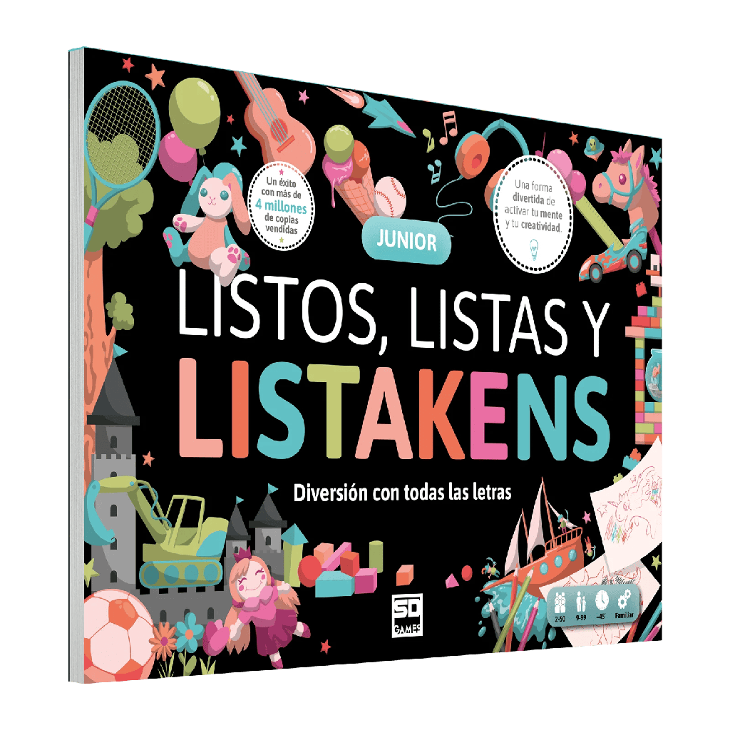 LISTOS LISTAS Y LISTAKENS JUNIOR