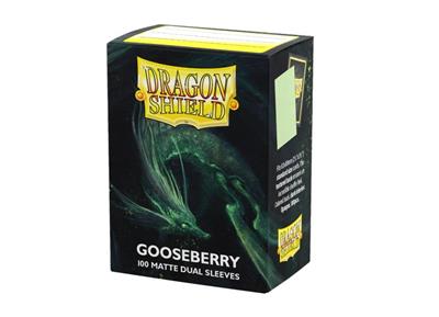 [AT-15066] Dragon Shield Sleeves Standard Size Matte Dual Gooseberry (100 Sleeves)