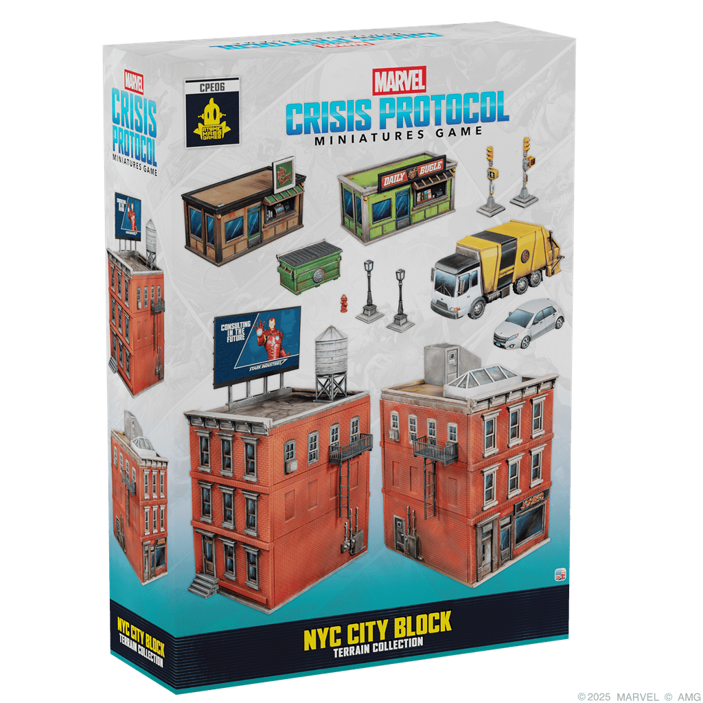 [0841333133337] Marvel Crisis Protocol: NYC City Block Terrain Collection