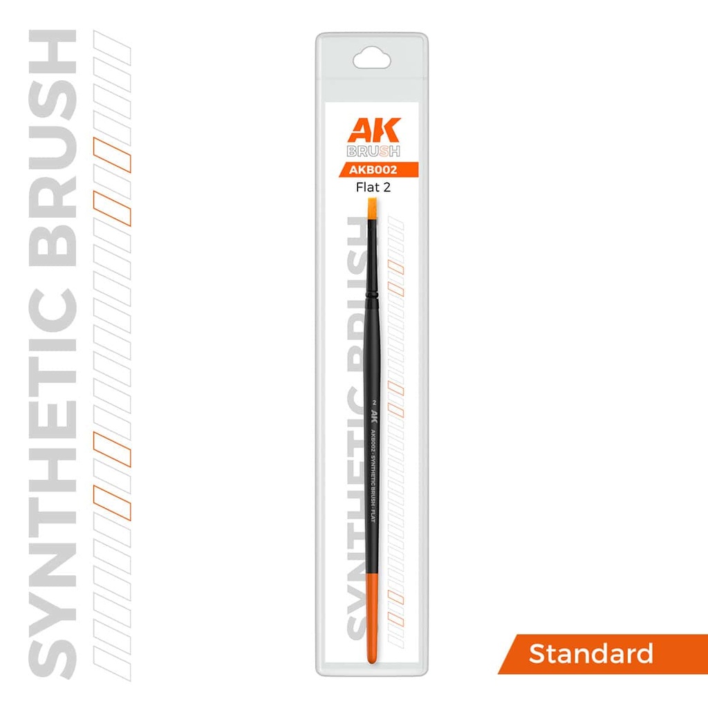 AKB002 AK SYNTHETIC BRUSH – FLAT 2