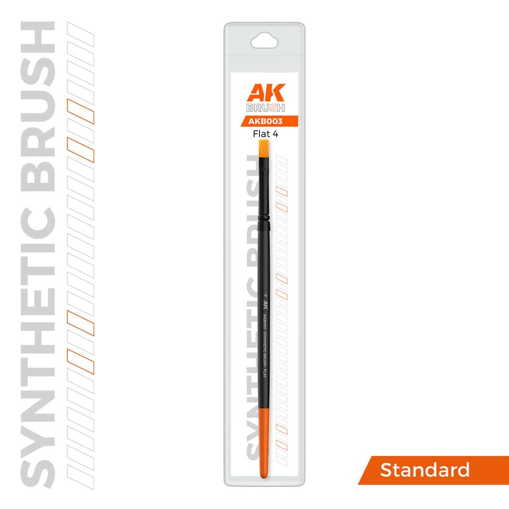 AKB003 AK SYNTHETIC BRUSH – FLAT 4