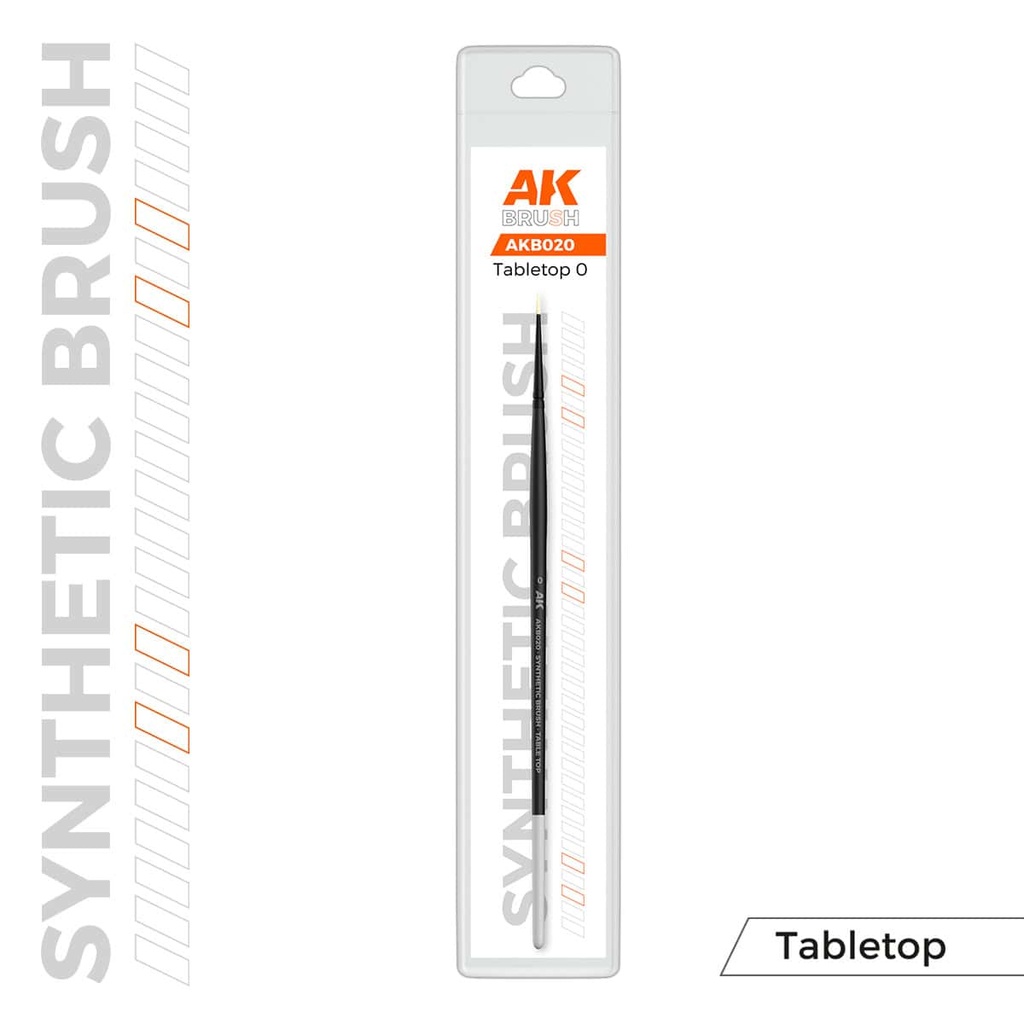 AKB020 AK SYNTHETIC TABLETOP BRUSH – 0