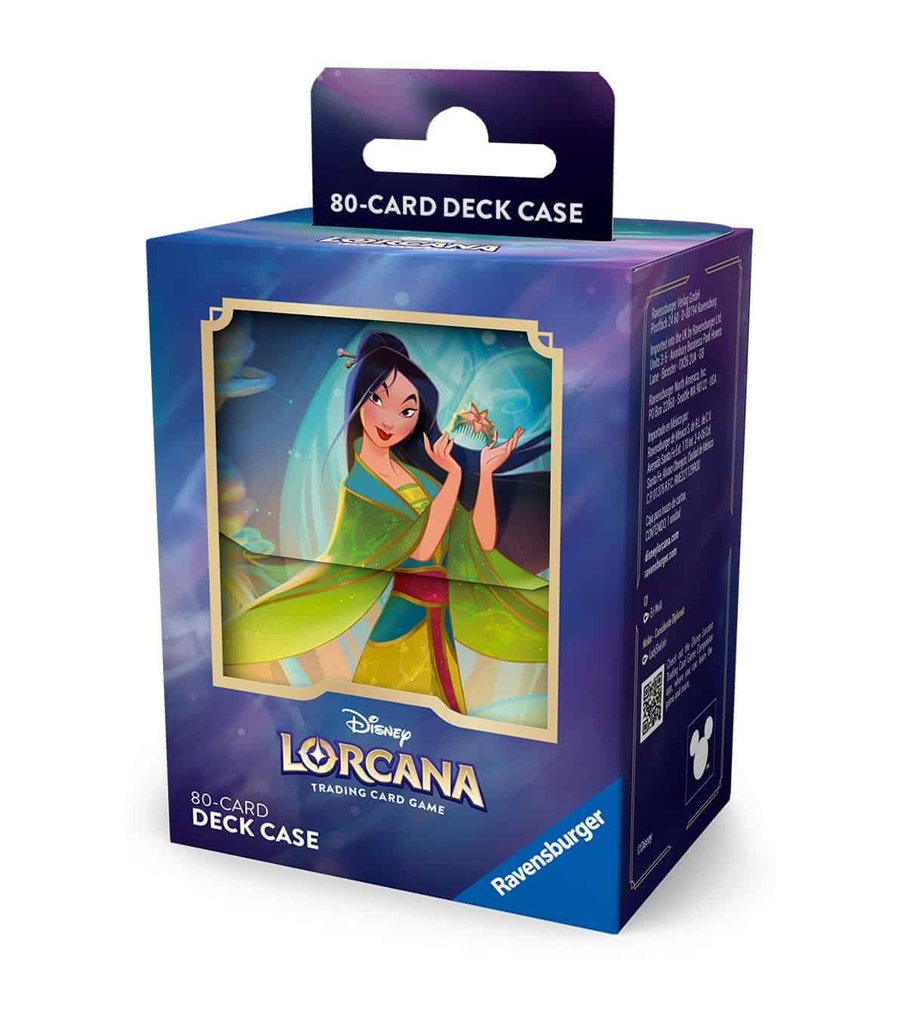 Caja de mazo Lorcana Mulan Considerate Diplomat Fabled