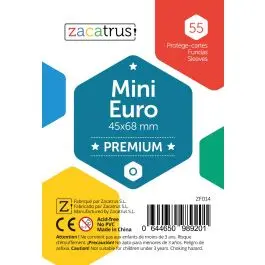[zf014] Fundas Zacatrus Mini Euro Premium (45mm x 68mm) (50 uds)
