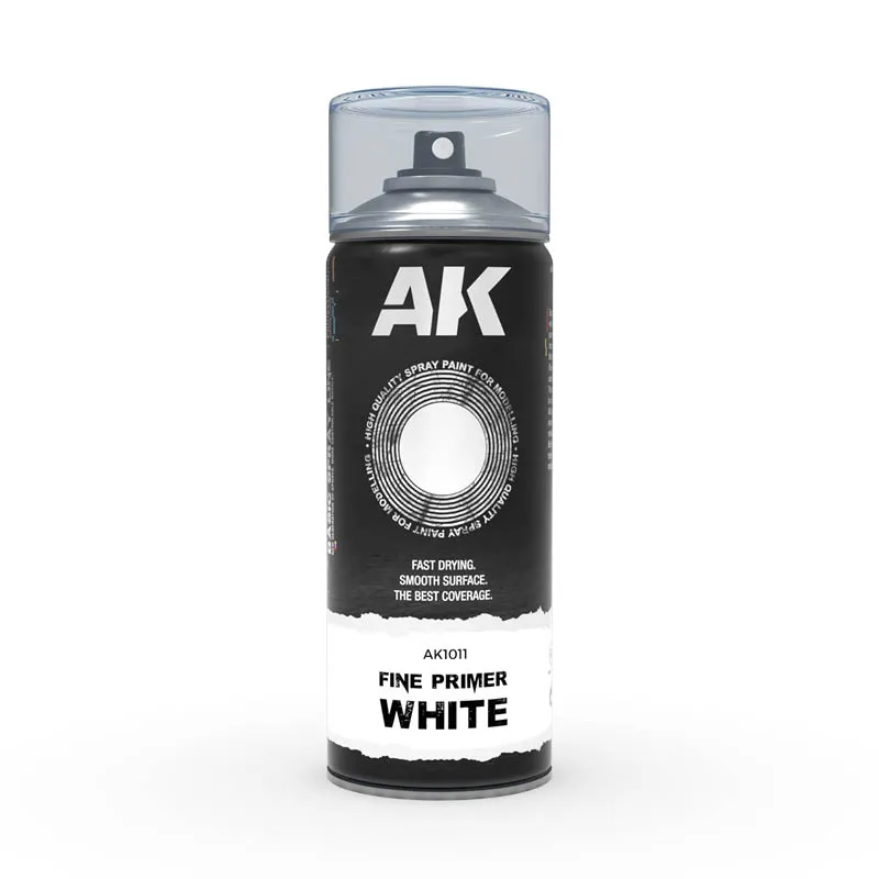 AK1011 White Fine Primer Spray 400ml