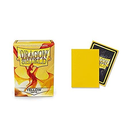 Dragon Shield Standard Sleeves - Matte Yellow (100)