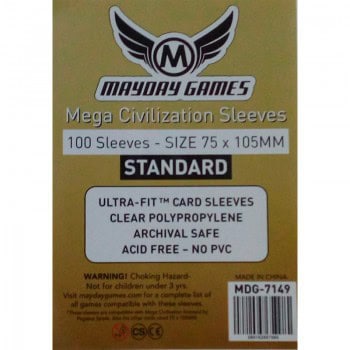 Fundas para Mega Civilization 75 x 105 MM (100)