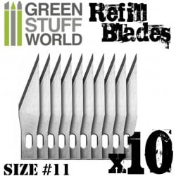 Pack 10 Cuchillas Cutter RECAMBIO Refill Blades Pack x10