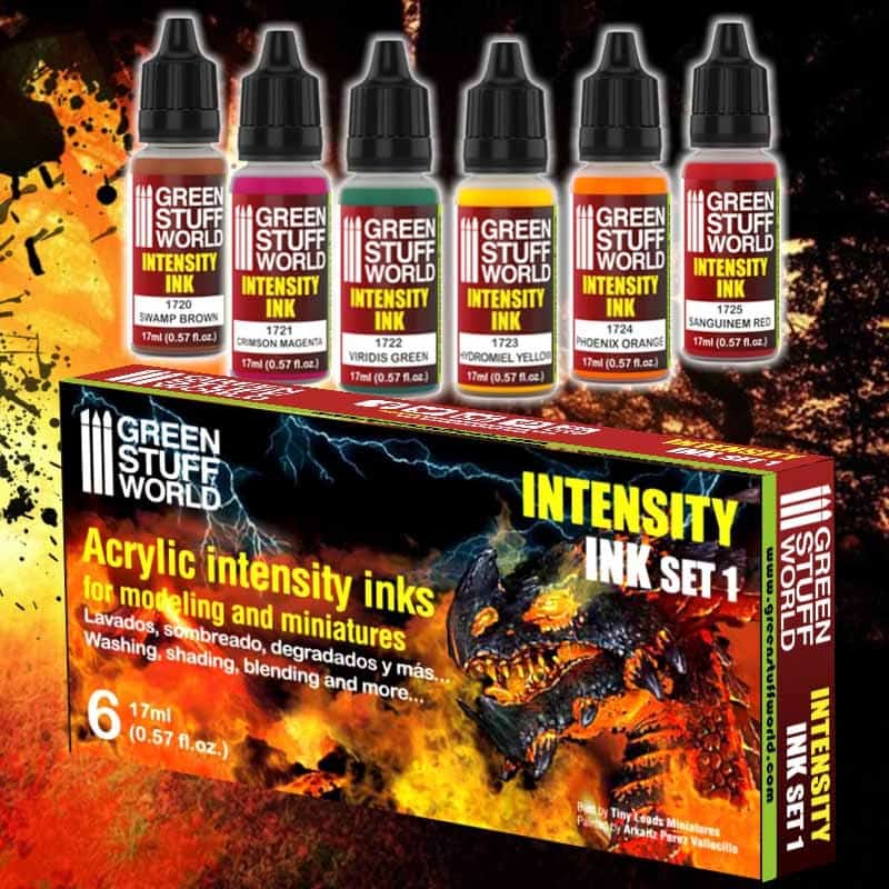 SET PINTURA / Paint Set - Intensity Ink Acrylic paints - SET 1