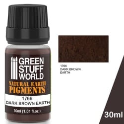 Bote Pintura / Paint Pot - DARK BROWN EARTH pigments 30ml