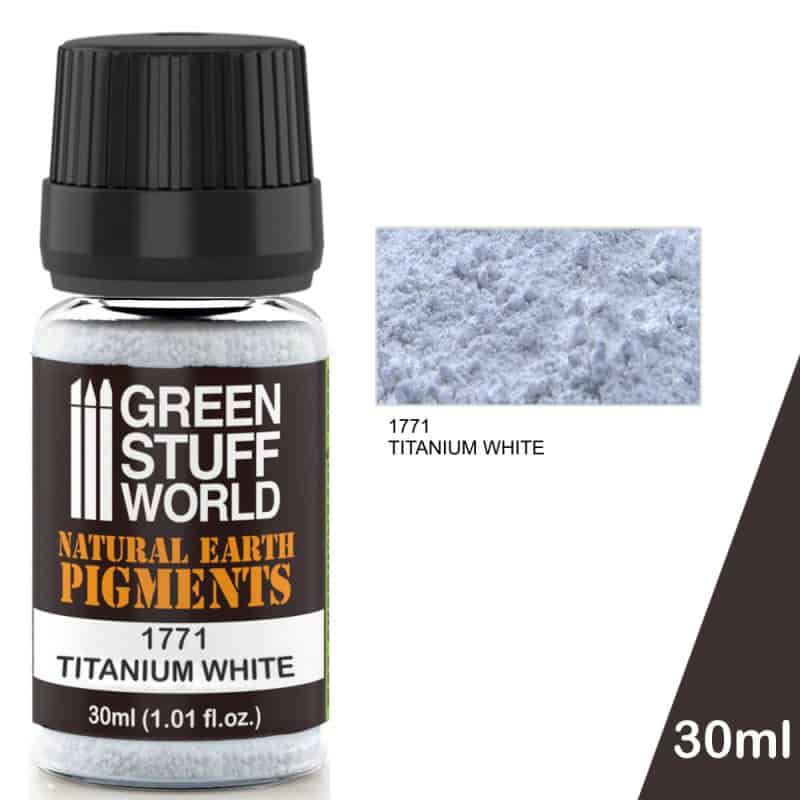 Bote Pintura / Paint Pot - TITANIUM WHITE pigments 30ml