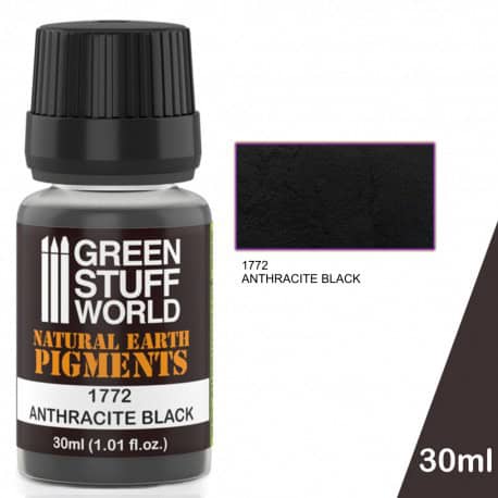 Bote Pintura / Paint Pot - ANTHRACITE BLACK pigments 30ml