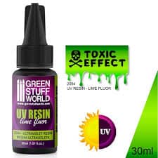 Resina Ultravioleta FLUOR LIMA / Ultraviolet Resin - FLUOR 30ml