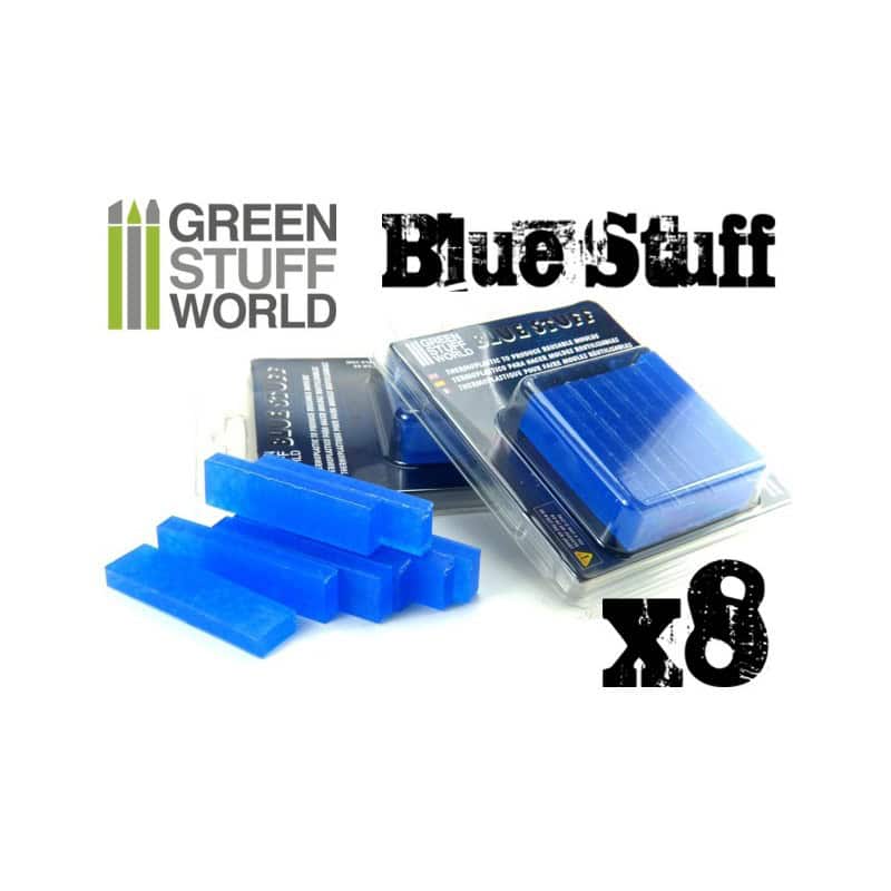 Moldes Blue Stuff (8 barritas) / Blue Stuff Molds (8 bars)