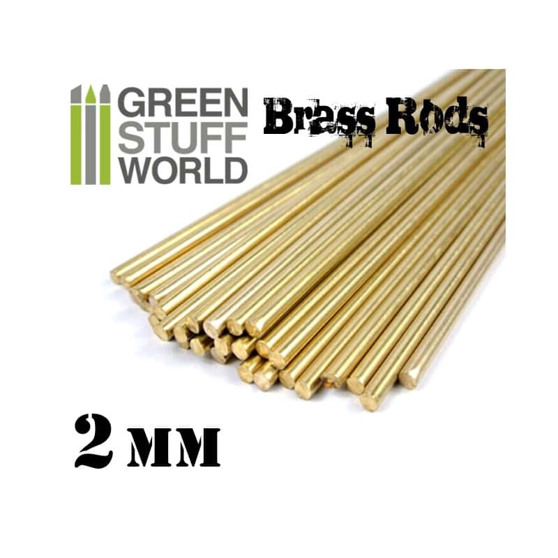Barras Laton 2mm / Brass Rods 2mm PACKx5