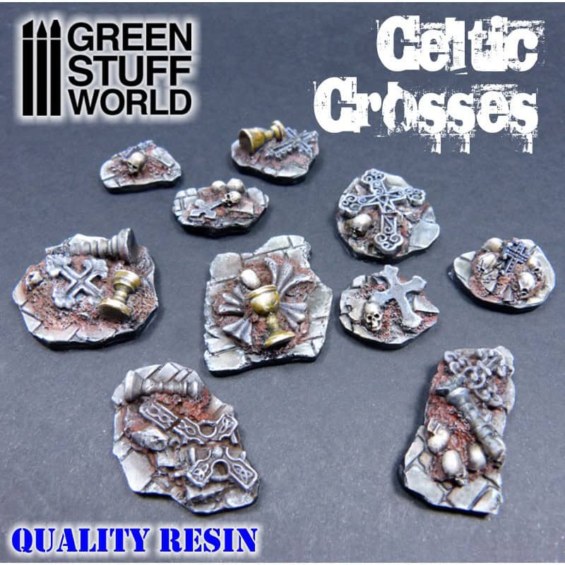 Set Resina CRUCES CELTAS - CELTIC CROSSES Resin Set