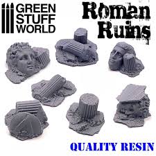 [8436574502794] Set de Resina - RUINAS ROMANAS - ROMAN RUINS Resin
