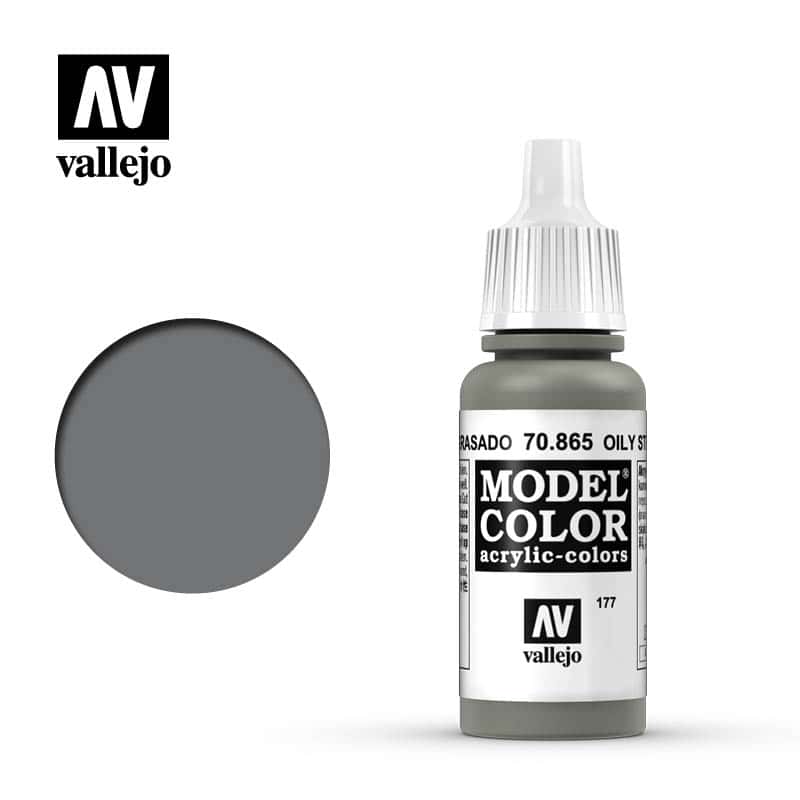 Vallejo Model Color Acero Engrasado 70865