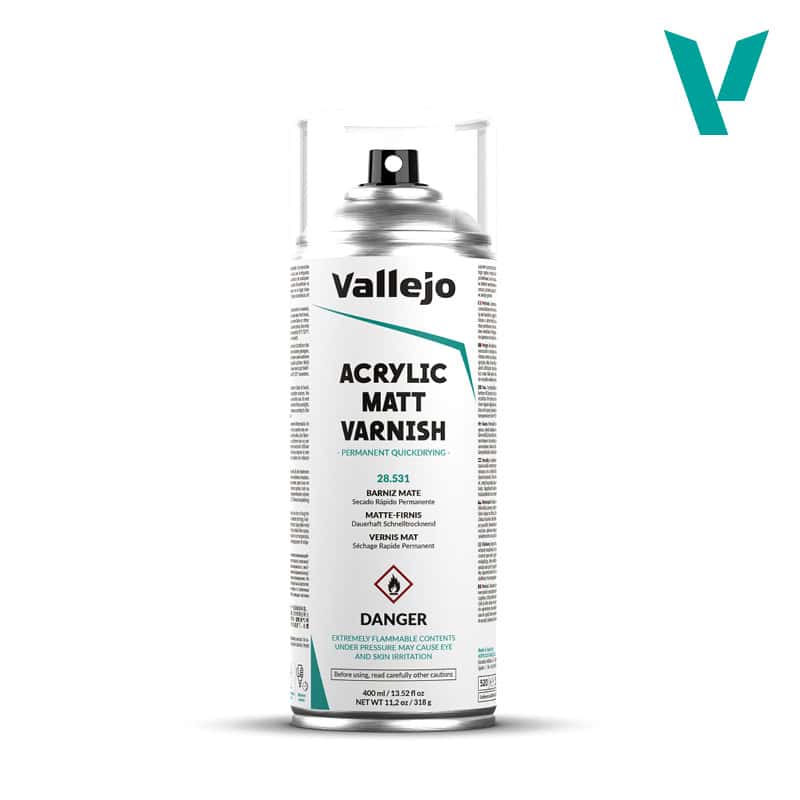Vallejo: Aerosol barniz acrilico mate 400 ml 28531