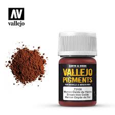 Vallejo Pigments Marron Oxido Hierro 73.108