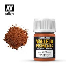 Vallejo Pigments Ocre Rojo Oscuro 73107