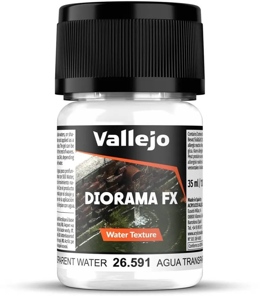 Vallejo Water Texture Agua Trasparente 26.591 30 ml