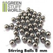 Bolas Mezcladoras 8mm /Mixing Paint Steel Bearing Balls in 8mm