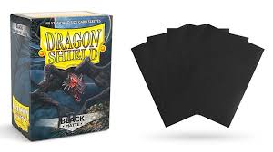 Dragon Shield Standard Sleeves - Matte Black (100 Sleeves)