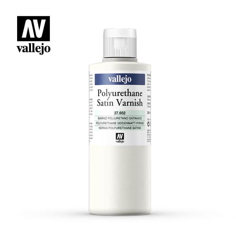 Vallejo Barniz Poliuretano Satinado 200ml. 27.652