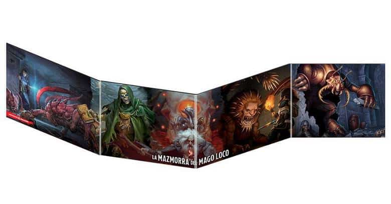 Pantalla DM Waterdeep: La Mazmorra del Mago Loco